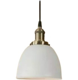 Resim Rys Retro Metal Dekoratif Beyaz Tekli Kafe Mutfak Aydınlatma Aviz (536631558) 