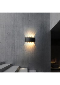 Resim Cata 15 W İki Yönlü Led Duvar Aplik - Gün Işığı 3000k - Siyah - Ip44 - Ct-8013g Siyah 