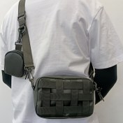 Resim Erkekler için Günlük Omuz Çantası Crossbody Messenger Çanta Erkeklerin Posta Çantası Sırt Çantası Taşınabilir Satchel Anne ve Çocuklar Çantası Cep Telefonu Çantası Küçük Eşya Çantası Siyah Küçük Sırt Çantası Asılabilen Çanta Seyahat, Yürüyüş, Alışveriş İçin Uygun 