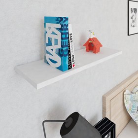 Resim Decormet READ Salon Kitap Tutucu Beyaz 