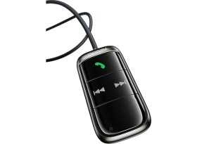 Resim Bluetooth Aux Araç Kiti Fm Transmitter USB Kablo Çıkış Oto Müzik Çalar Kiti 2cihaz Bağlantılı 