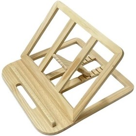 Resim Willowhaven Ahşap 11 İnç Ayarlanabilir Katlanır Laptop Dizüstü Bilgisayar Tablet Standı 