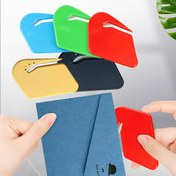 Resim 2 Adet Taşınabilir Plastik Mektup Açacağı, Kısa Çengelli Paslanmaz Çelik Yatak Filmi Makası - Paket Açma ve Kağıt Kesme için Güvenli Mobilya Ambalaj Bıçağı 