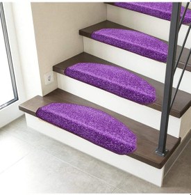 Resim Tufting Kendinden Yapışkanlı Merdiven Basamak Paspası / Halısı (512535591) 