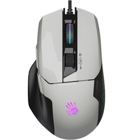 Resim Bloody W70 Max P.Beyaz 10K CPI OPT RGB-UC34 Kablolu Optik Oyuncu Mouse 