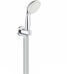 Resim Grohe Temposta 100 El Duşu Askılı Su Çıkış Dirseği, El Duşu Ve Spiral Hortum 26406001 