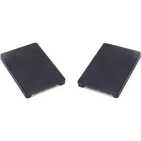 Resim 2 Adet M.2 Ngff Sata SSD Için 2.5 Ide 44PIN Dönüştürücü Adaptörü ile Kılıf Kabuk 