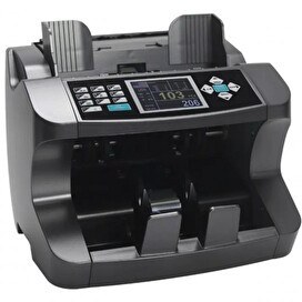 Resim Bill Counter Black Mix Pro Para Sayma Makinesi USD-TL-EUR-GBP-CHF Karışık Para Sayma Makinesi 