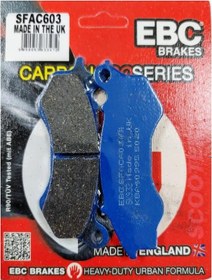 Resim Ebc Sfac603 2012-2017 Honda Pcx125 Uyumlu Ön Fren Balatası Karbon Balata 
