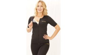 Resim Sweet Sauna Sweet Sauna Extra Terleten Termal Kısa Kollu Fermuarlı 