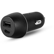 Resim SmartCharger Duo PD 32W USB-C+ USB-A Araç Hızlı Şarj Aleti Siyah Ttec