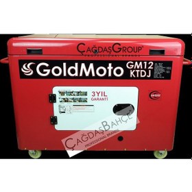 Resim GoldMoto GM12KTDJ Dizel Marşlı Kabinli Jeneratör 12 KW Trifaze 