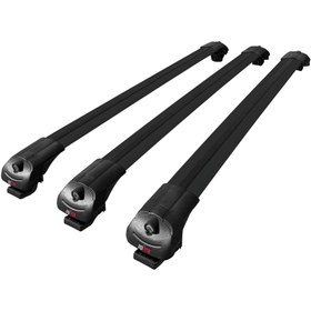 Resim Kia Mohave (HM) 2008-2019 Arası ile Uyumlu ACE-1 Ara Atkı Tavan Barı Siyah 3 Adet 