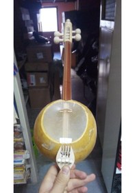 Resim Yürek Zarı Derili Kabak Kemane-Kılıf-Yay-Reçine Dahil 