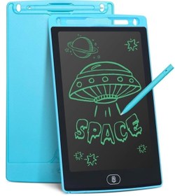 Resim Dijital Kalemli Yazı Çizim Tahtası Grafik Eğitim Tableti Yazı Çizim Tableti Lcd 8,5 Inç mavi 