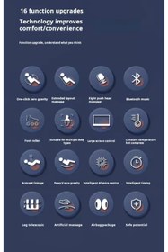 Resim TEKNOLOJİ ELEKTRİK Profesyonel Tam Donanımlı Tüm Vücut Masaj Koltuğu 5D LO-M1 