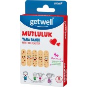 Resim Getwell Mutluluk Yara Bandı 15 Adet 3 Adet 