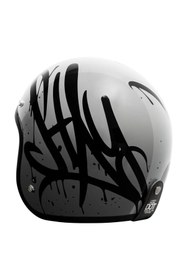 Resim TORC T-50 Del Mar Wild One Açık Motosiklet Kaskı Gri Siyah 