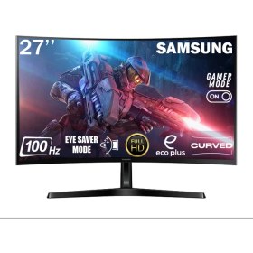 Resim Samsung Essential S3 27" 4 Ms 100 Hz Full HD Curved LED Monitör LS27D366GAUXUF 
