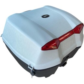 Resim BİKE SKY Tien 44 Litre Motosiklet Çantası - Gri - OTOMATİK KİLİT 