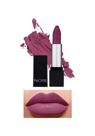 Resim Note Cosmetics Mattever Lipstick Yarı Mat Saten Bitişli Ruj 10 Shocking Fuschia - Mor 