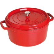 Resim Staub B La Cocotte Döküm Tencere Yuvarlak 28 cm Kırmızı 