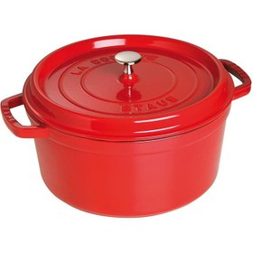 Resim Staub B La Cocotte Döküm Tencere Yuvarlak 28 cm Kırmızı 