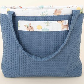 Resim Bebek Bakım Çantası - İndigo Petek - Ceylan 
