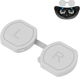 Resim Geekria PSVR2 ile Uyumlu Lens Koruyucu Kılıf Kapak, PlayStation VR2 için Silikon Koruyucu Kapak Tasarımı, Toz Geçirmez ve Çizilmez (Beyaz) 