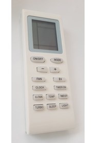 Resim FullYedek Alarko Uyumlu FLR0901HW Inverter Klima Kumanda , Flair Klima EŞDEĞER Kumandası 