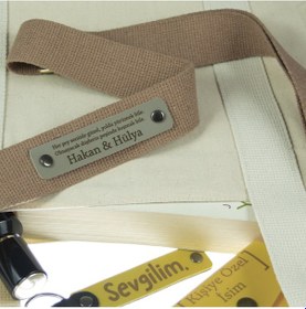 Resim Miaju Açık Kahve Renk, Şık Tasarımlı Adınıza Özel Crossbody Çanta Omuz Askısı, 160 Cm Tasarım Hediyelik Açık Kahve 