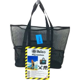 Resim Pileli Store Plaj Çantası Fileli (4887) 
