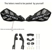 Resim Tongdashop Ktm Yamaha Honda Exc Crf Universal Siyah Motosiklet El Koruma 360 Derece Dönüş 