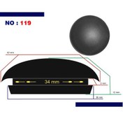 Resim Universal Lastik Tapa 34Mm - 10 Adet 