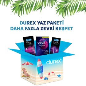 Resim Durex Yaz Paketi Intense Prezervatif + Vibe Bullet Titreşimli Vibratör + Intense Uyarıcı Jel 10ml 