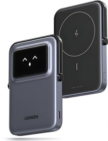 Resim Ugreen Uno Magsafe Wireless 5.000 Mah 20w Hızlı Şarj Powerbank, Siyah - 35605 