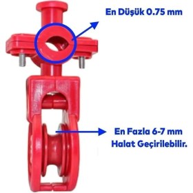 Resim Nublado Bayrak Kablo Makarası Plastik Kablo Taşıyıcı Kablo Dolaşma Önleyici Seyyar Taşıma 360 Derece Döner 