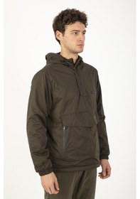 Resim Maraton Sportswear Comfort Erkek Kapşonlu Uzun Kol Basic Haki Yağmurluk 21353-haki Haki 