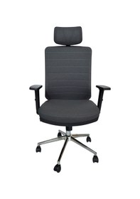 Resim Kaya Ofis Onix Pro Müdür Koltuğu Kumaş Sırtlı Premium Yönetici Koltuğu Gri 