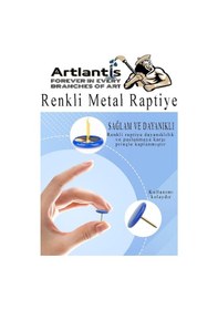 Resim Sarı Raptiye 150 Adet 1 Paket Renkli Pvc Kaplı Başlıklı Raptiye Plastik Yuvarlak Düğmeli Raptiye Pano Okul Ofis Büro Ev 