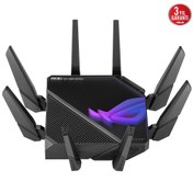 Resim ASUS ROG RAPTURE GT-AXE16000 QUAD BAND-GAMING-Ai MESH-AiPROTECTIONPRO/ALEXA-TORRENT-BULUT DLNA-4G-VPN-ROUTER ACCESS POINT 