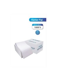 Resim 5,5x24 Kantar Fişi 3 Nüsha 1000 Adet , Beyaz Otokopili Sürekli Form 5,5x24 Cm 