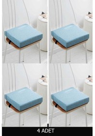 Resim Mc.pierobaby Sandalye Minderidolgulu Sandalye Minderi Dolgulu Konfor Pedi 1 Adet Mavi 