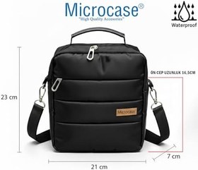 Resim Microcase 2in1 Set Samsung Galaxy Tab S9 Ultra 14.6 Tablet ile Uyumlu Çanta + Omuz Askılıklı El Çantası AL5499 