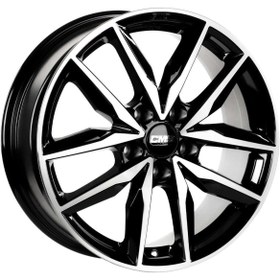 Resim CMS CMS-1128-04 7.5x18"-5x100 ET40 57.1 Diamond Black Gloss Jant 4 Adet 