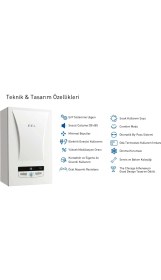 Resim E.c.a Arceus 24 Kw - 20.640 Kcal/h Elektrikli Kombi 24MT Tr 