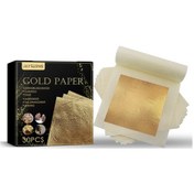 Resim Yifomall Altın Varak Kağıdı - 30 Adet, 96x85mm, Şık Ve Hafif Ambalaj 