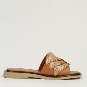 Resim Pierre Cardin Taba Kadın Deri Sandalet PC-54624 