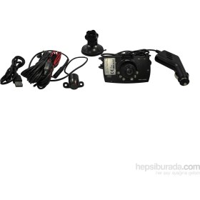 Resim Space Ön-Arka Geri Vites Kameralı DVR(Kara Kutu)/GUAL95 