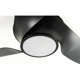 Resim Alsanfan Nero Siyah Aydınlatmalı Uzaktan Kumandalı Tavan Vantilatörü 132CM 